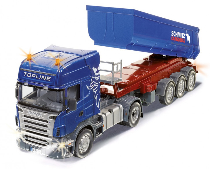 Scania Zugmaschine mit Kippsattelauflieger Set M 1:32