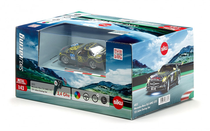 RC Mercedes-Benz SLS AMG GT3 "125 Jahre Dunlop" Set SIKURacing 1:43