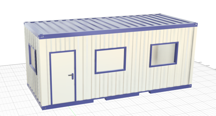 Büro Container 20-Fuß Ladegut