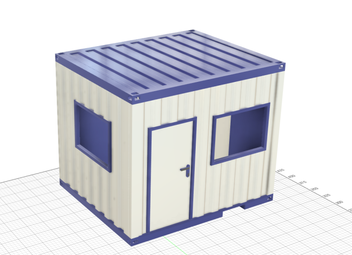 Büro Container 10-Fuß Ladegut