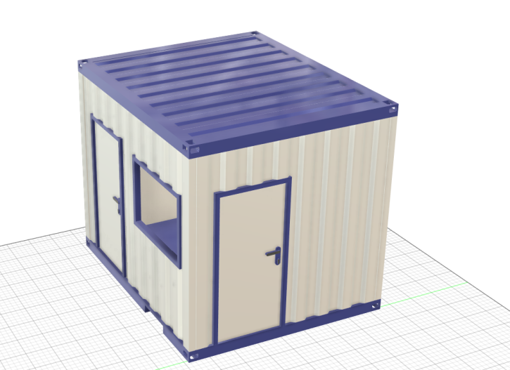 Büro Container 10-Fuß Ladegut