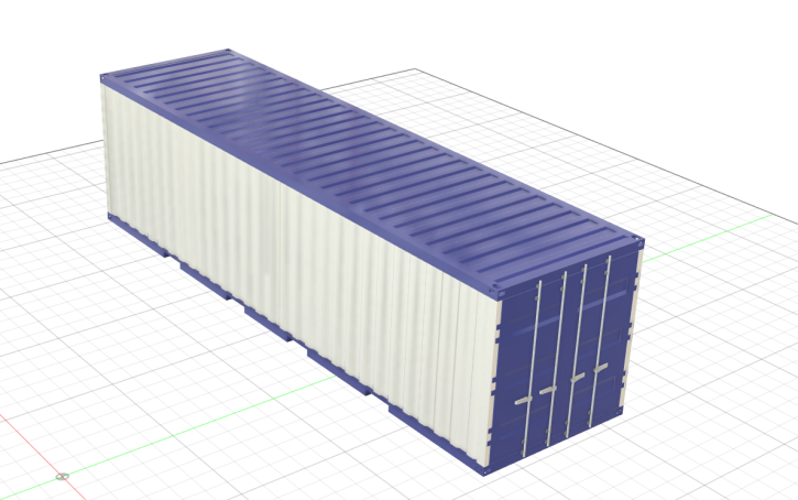 Material Container 30-Fuß Ladegut