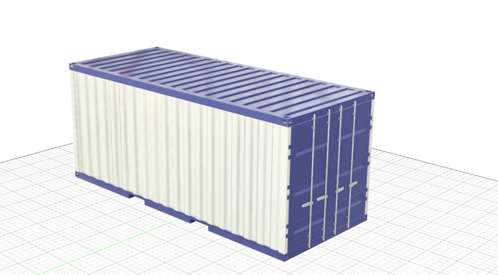Material Container 20-Fuß Ladegut