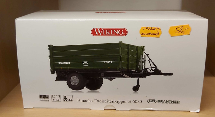 Einachs-Dreiseitenkipper E6035 Brantner M 1:32 - werkseitig ausverkauft-