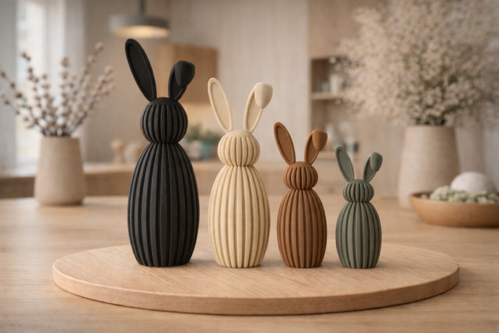 Osterhase mit Knickohr