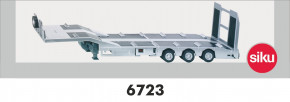 Set bestehend aus: Scania Zugmaschine mit Kippsattelauflieger und 3-Achs-Tieflader M 1:32
