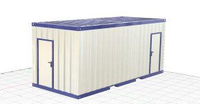 Büro Container 20-Fuß Ladegut