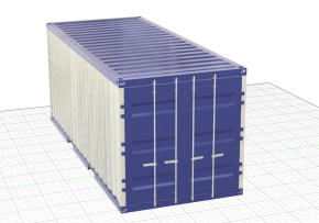 Material Container 20-Fuß Ladegut