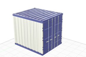 Material Container 10-Fuß Ladegut