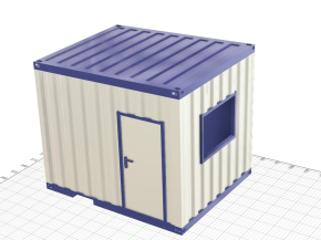 Büro Container 10-Fuß Ladegut