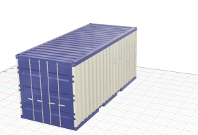 Material Container 20-Fuß Ladegut